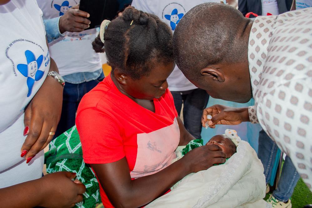 MOXICO LESTE: CAZOMBO ACOLHE LANÇAMENTO DA CAMPANHA DE VACINAÇÃO CONTRA A POLIOMIELITE